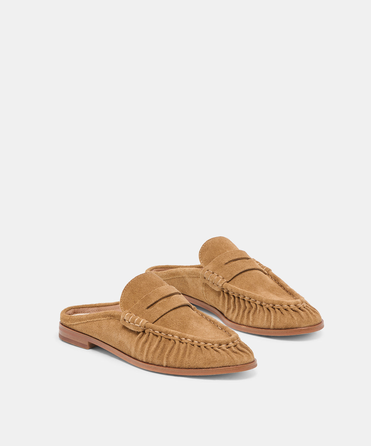 BETZY LOAFERS LT BROWN SUEDE - view 2