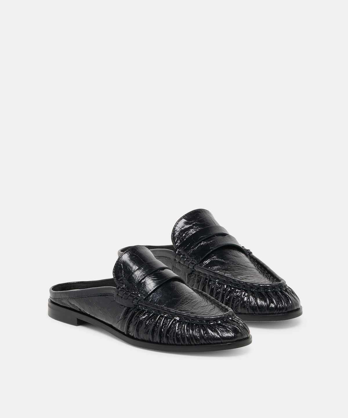 BETZY LOAFERS MIDNIGHT CRINKLE PATENT - view 2