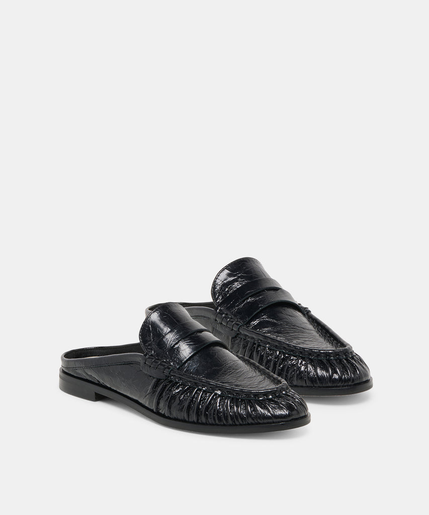 BETZY LOAFERS MIDNIGHT CRINKLE PATENT