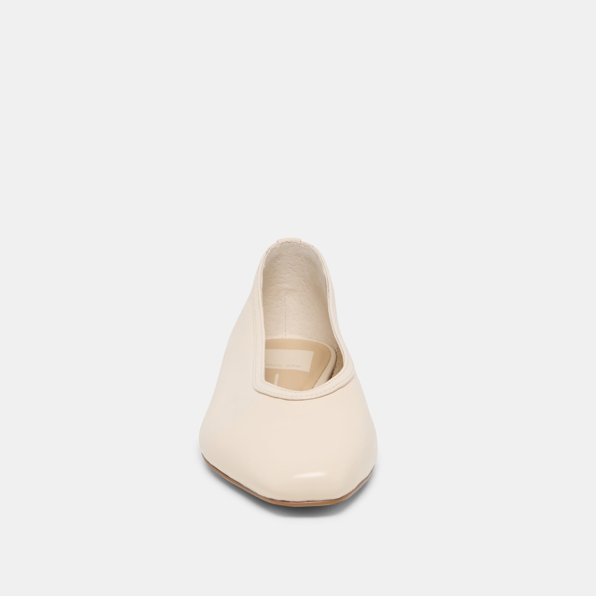 CARET BALLET FLATS BONE LEATHER - view 6