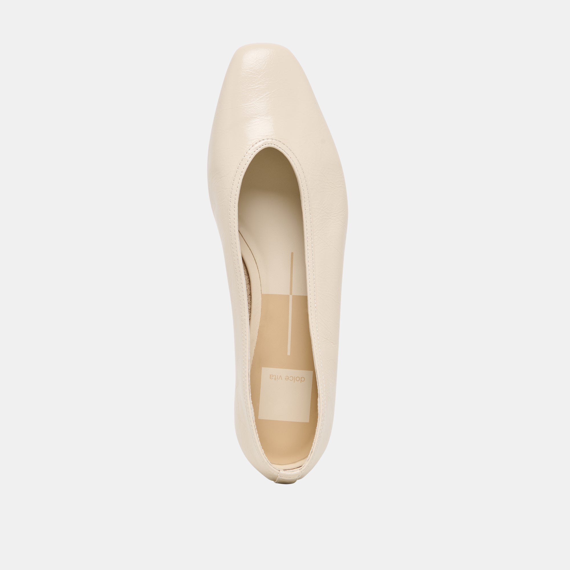 CARET BALLET FLATS BONE LEATHER - view 8