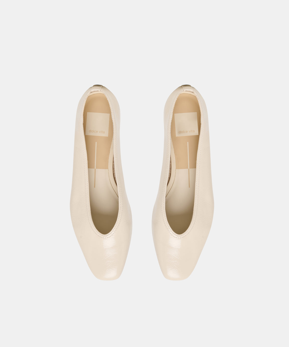 CARET BALLET FLATS BONE LEATHER - view 3