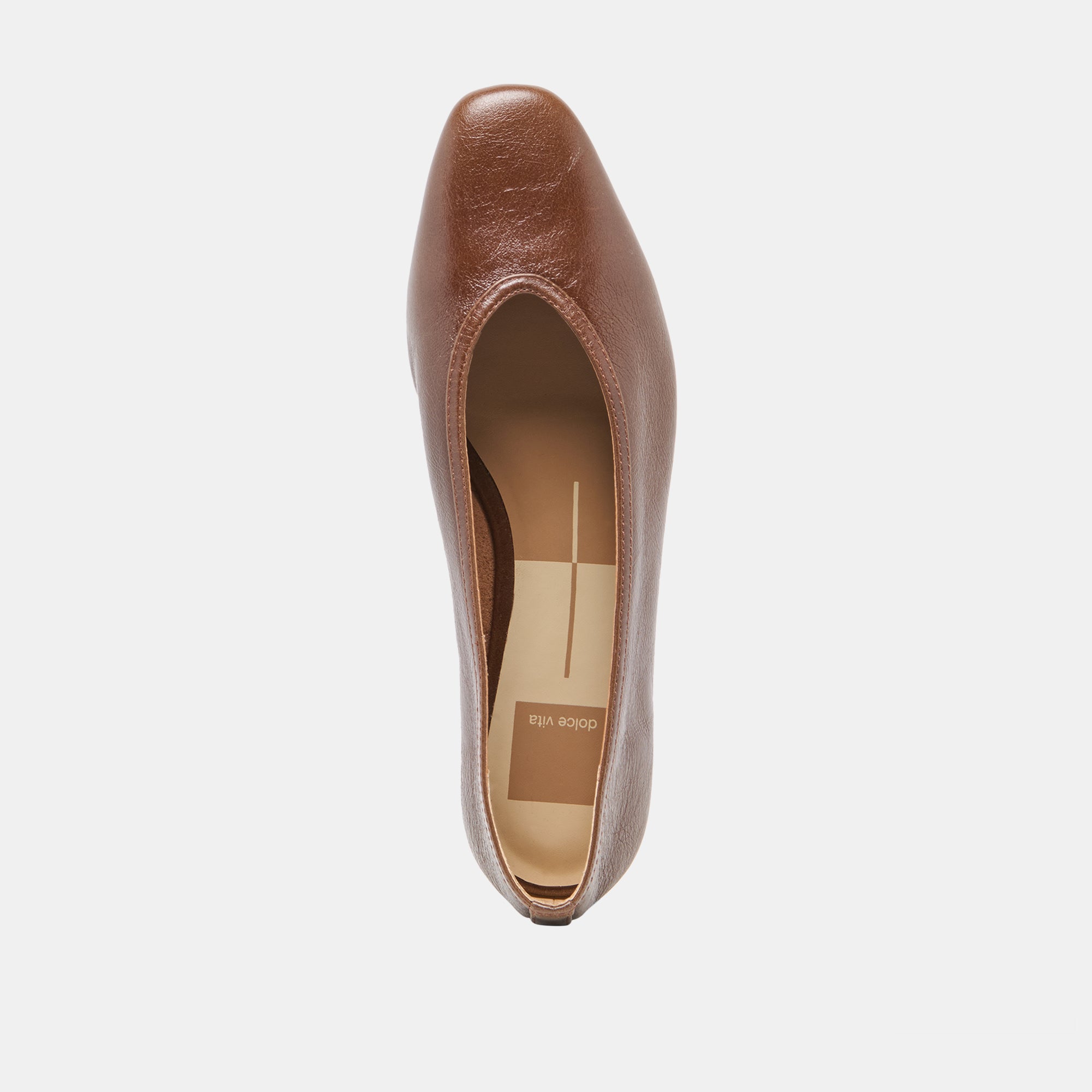 CARET BALLET FLATS RUSSET LEATHER - view 8