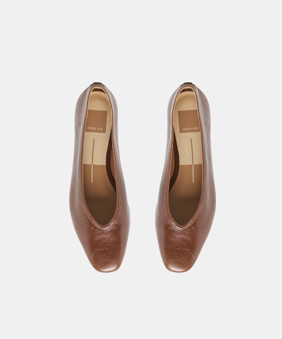 CARET BALLET FLATS RUSSET LEATHER - view 3
