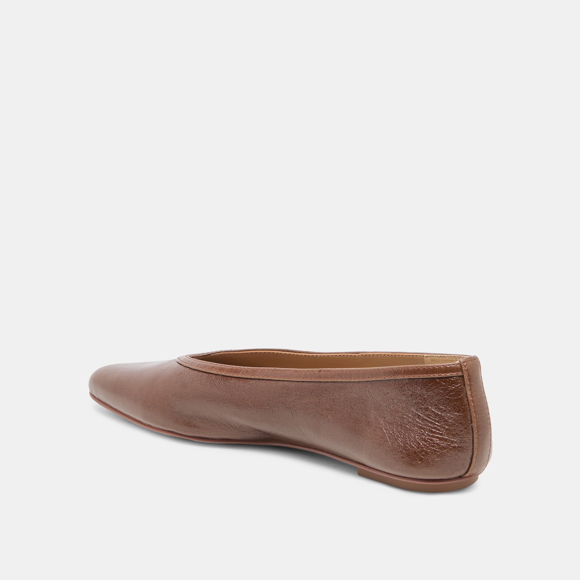 CARET BALLET FLATS RUSSET LEATHER - view 5
