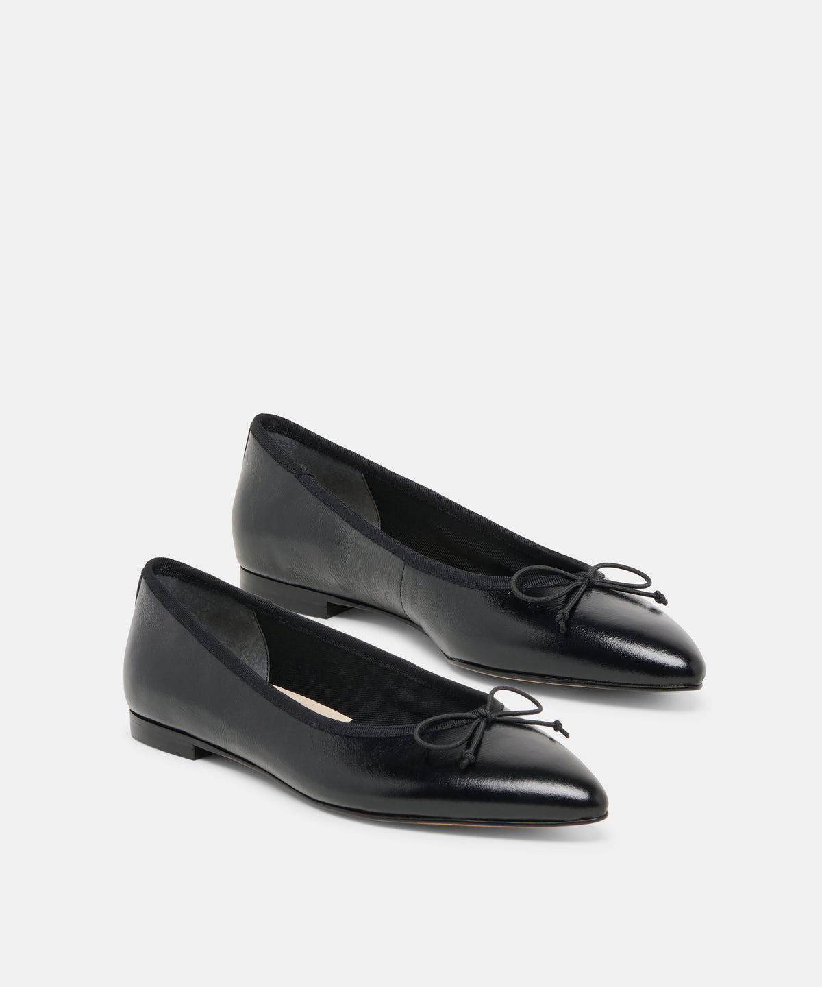 CELIO BALLET FLATS BLACK LEATHER - view 2