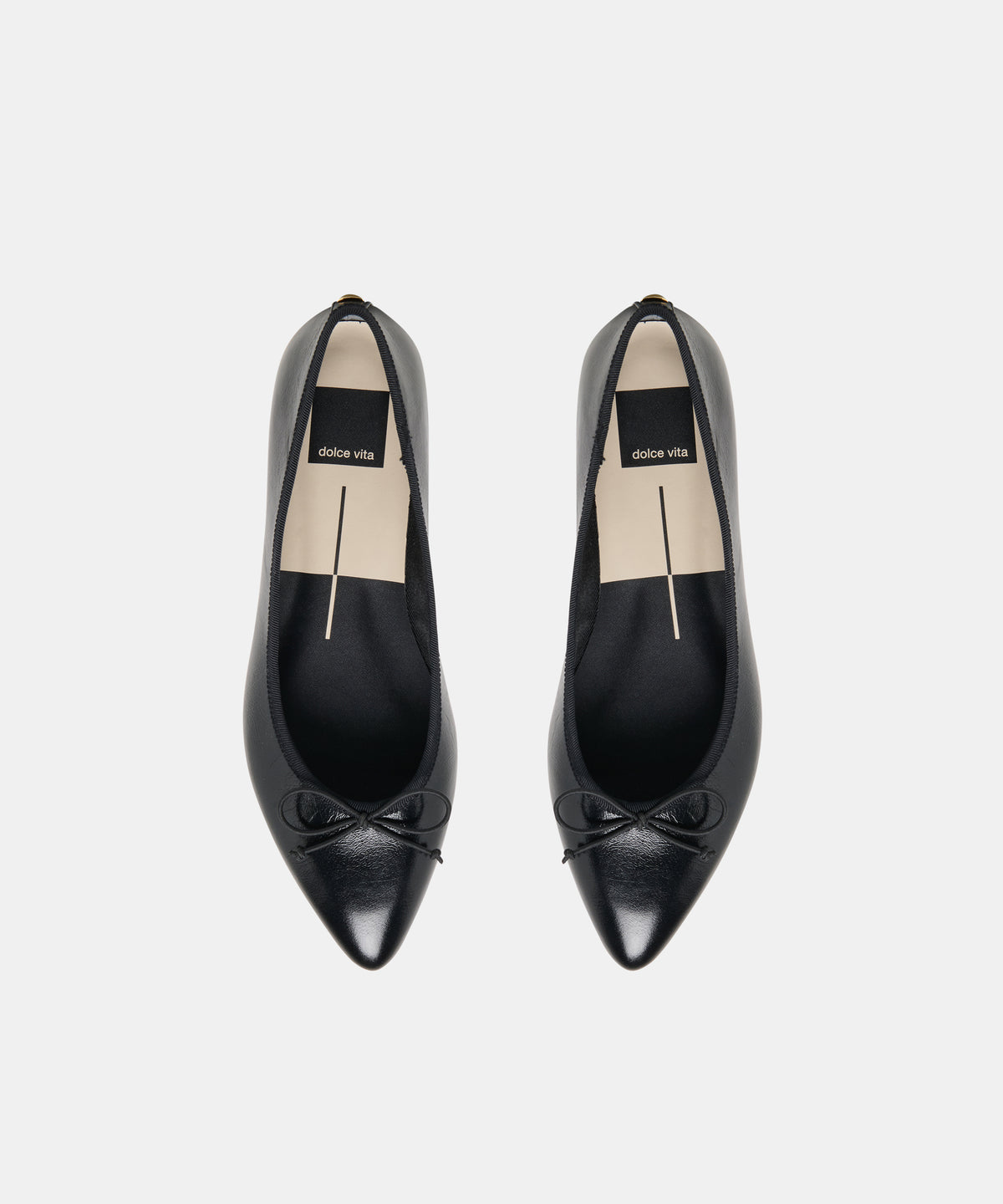 CELIO BALLET FLATS BLACK LEATHER - view 3