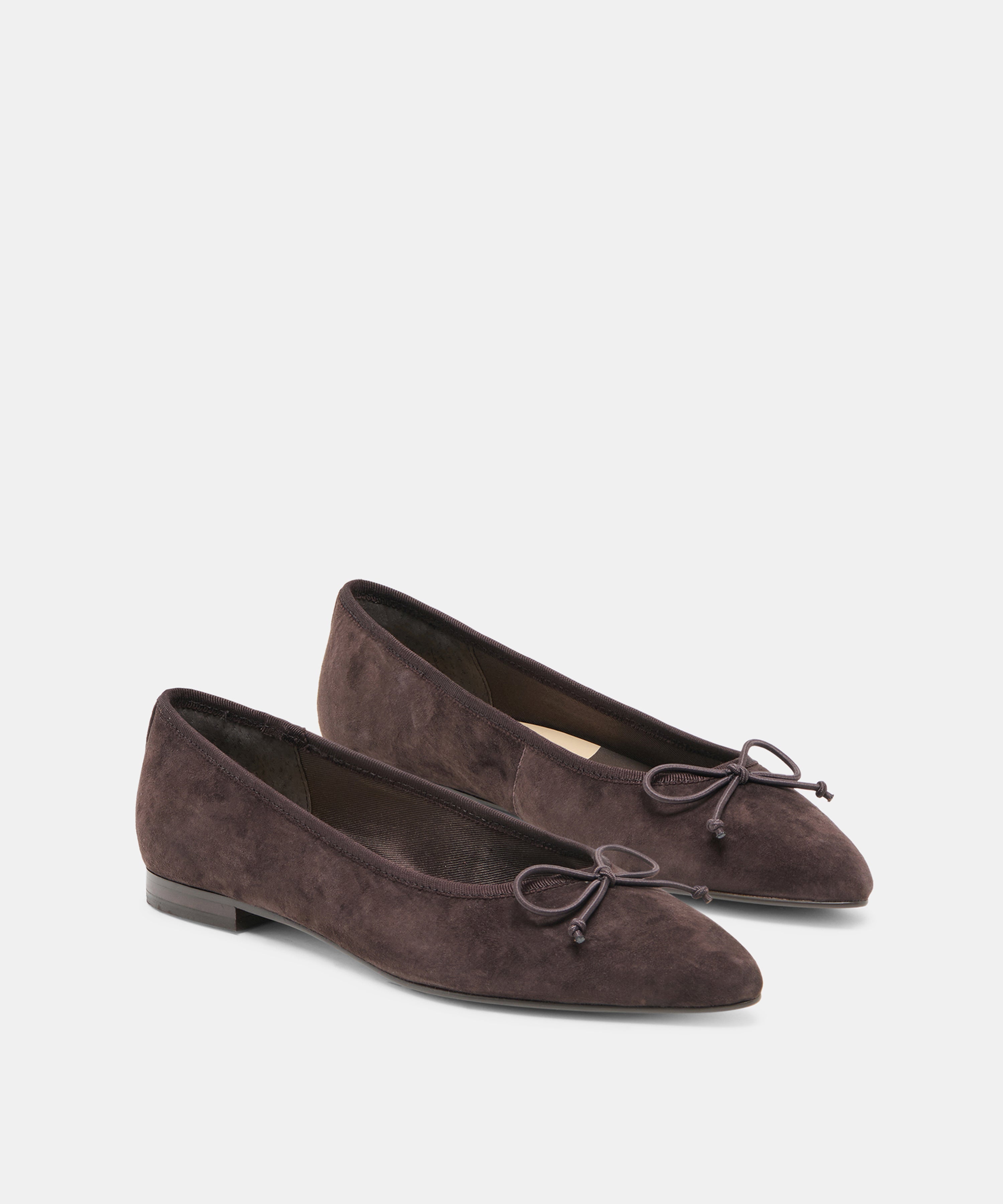 CELIO BALLET FLATS WALNUT SUEDE - view 3