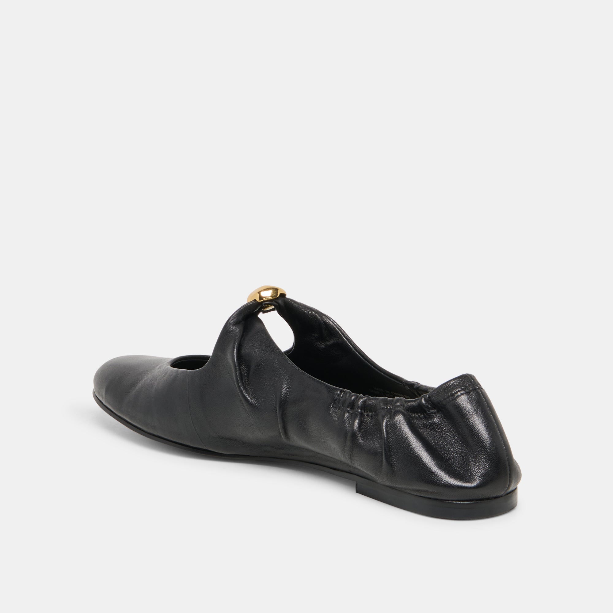 CORNEL FLATS BLACK LEATHER - view 7