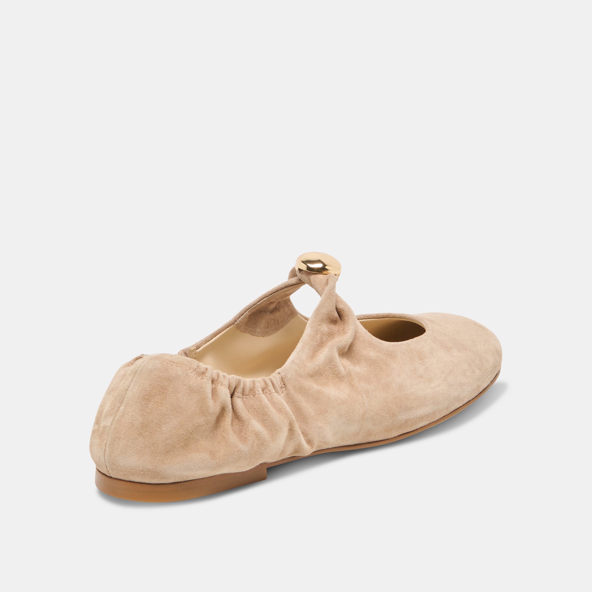 CORNEL FLATS CAMEL SUEDE - view 5