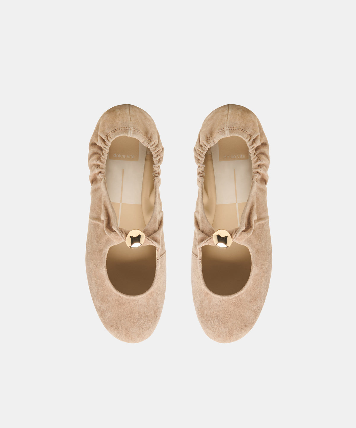 CORNEL FLATS CAMEL SUEDE - view 3