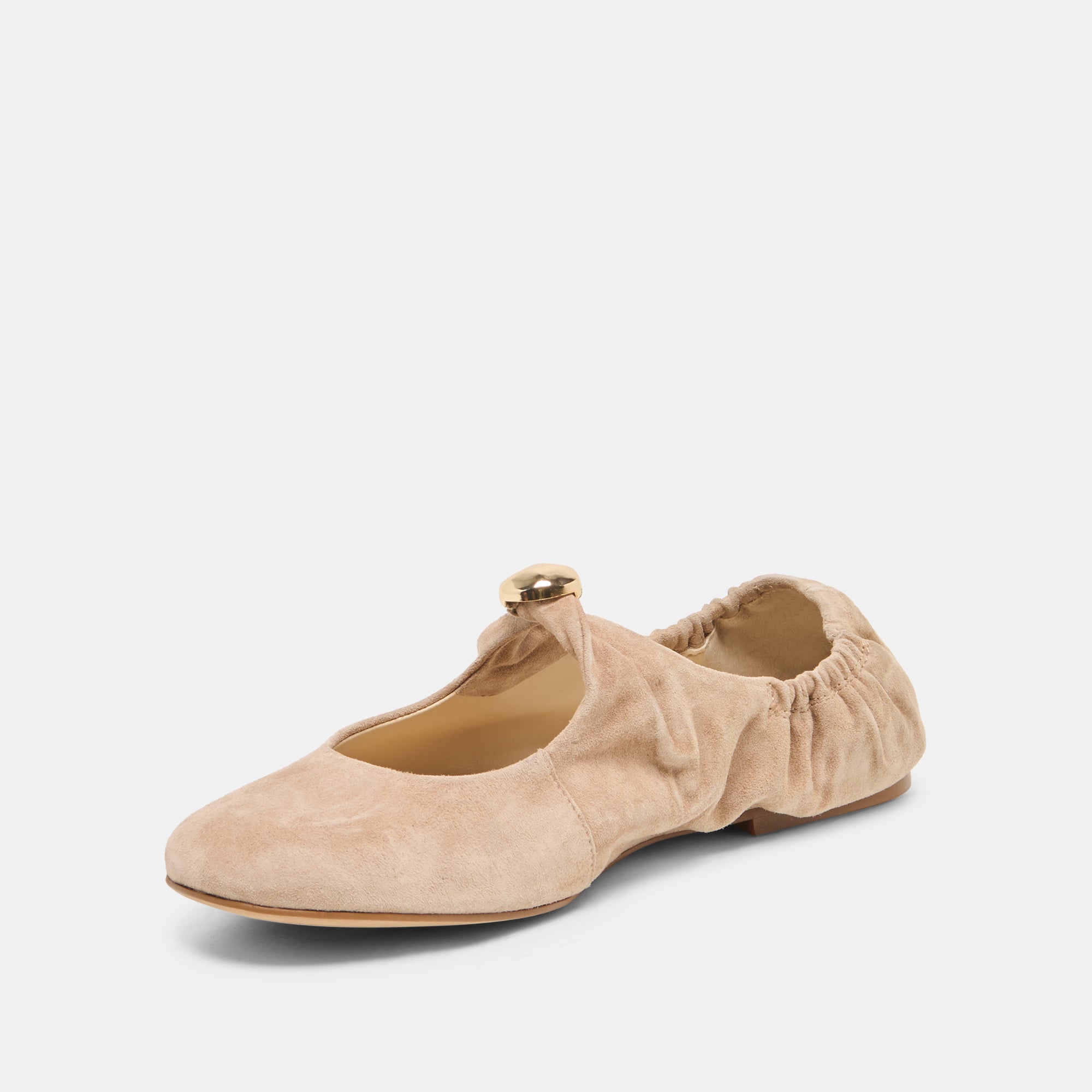 CORNEL FLATS CAMEL SUEDE - view 7