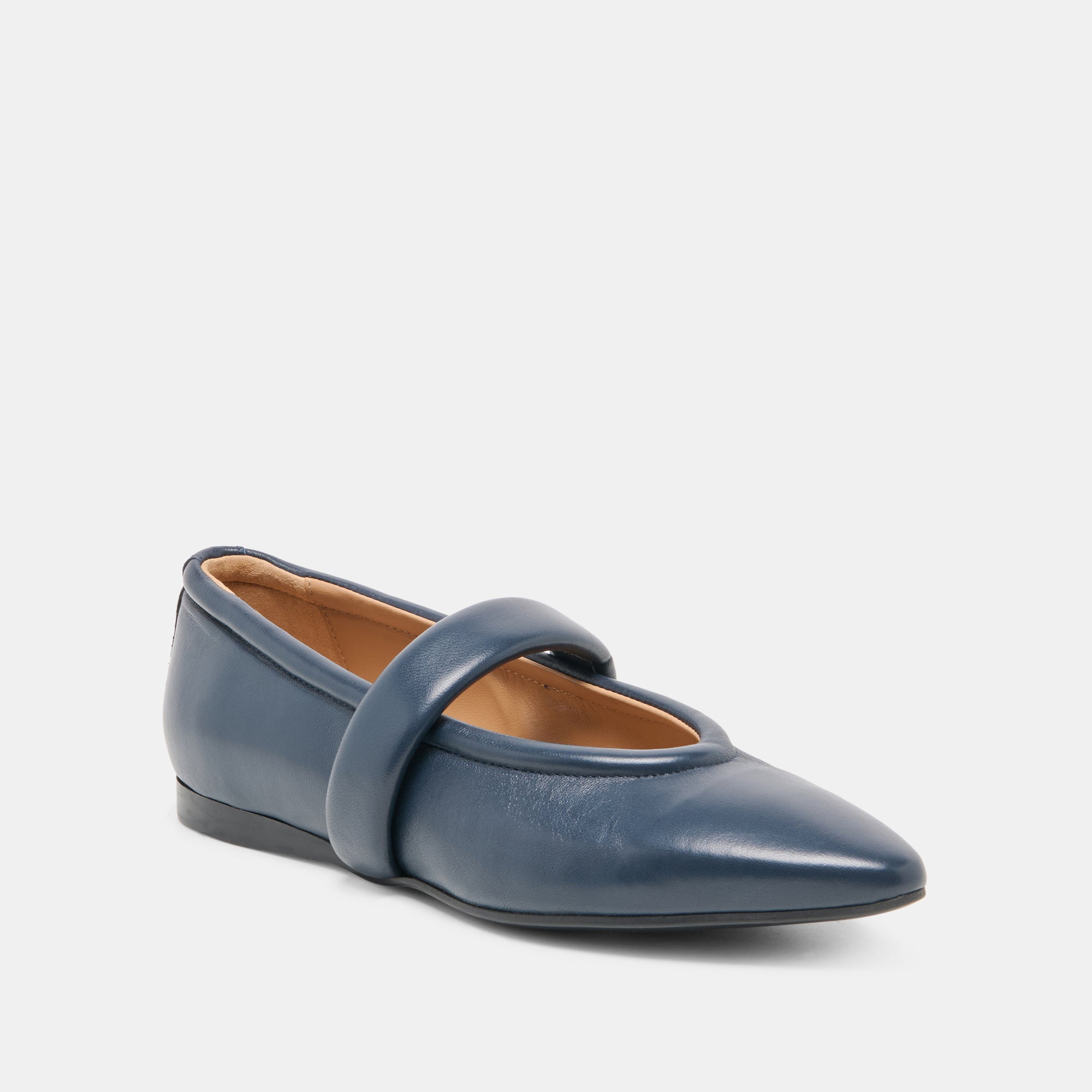 FERA BALLET FLATS NAVY LEATHER - view 2