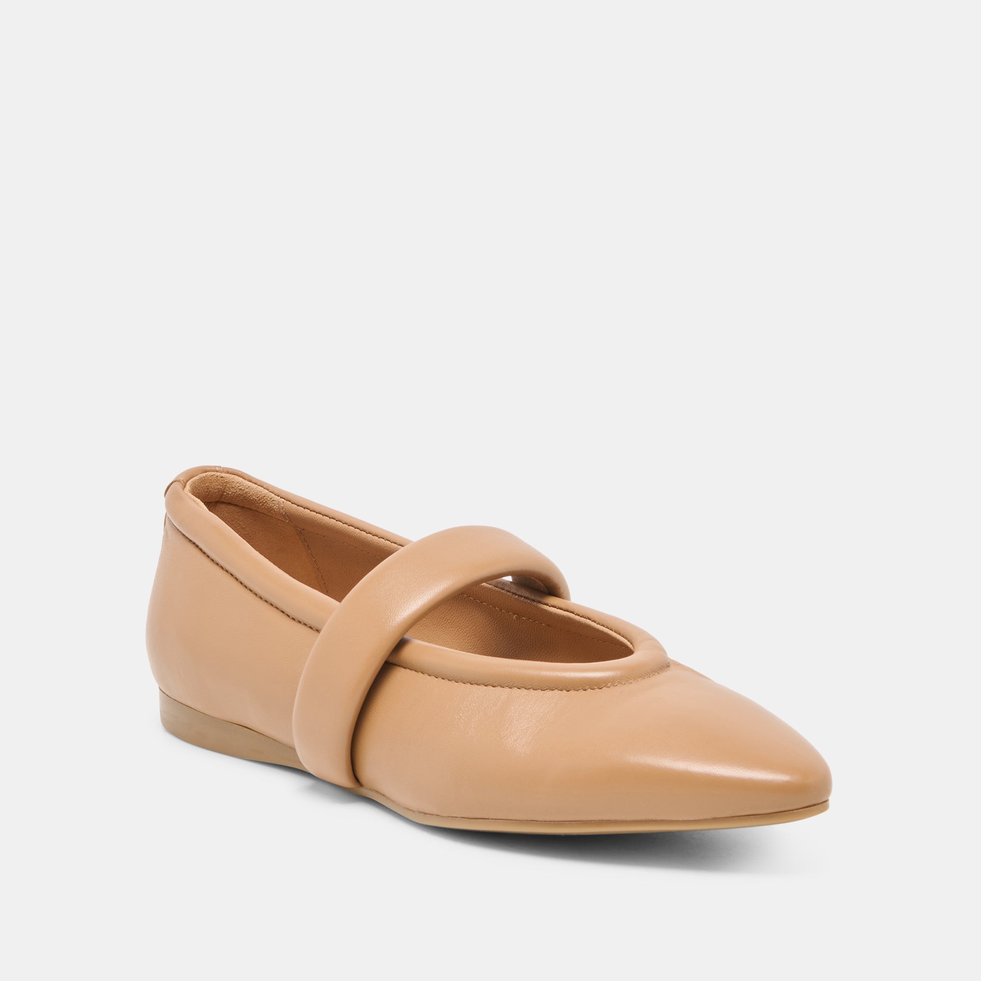 FERA BALLET FLATS TAN LEATHER - view 2