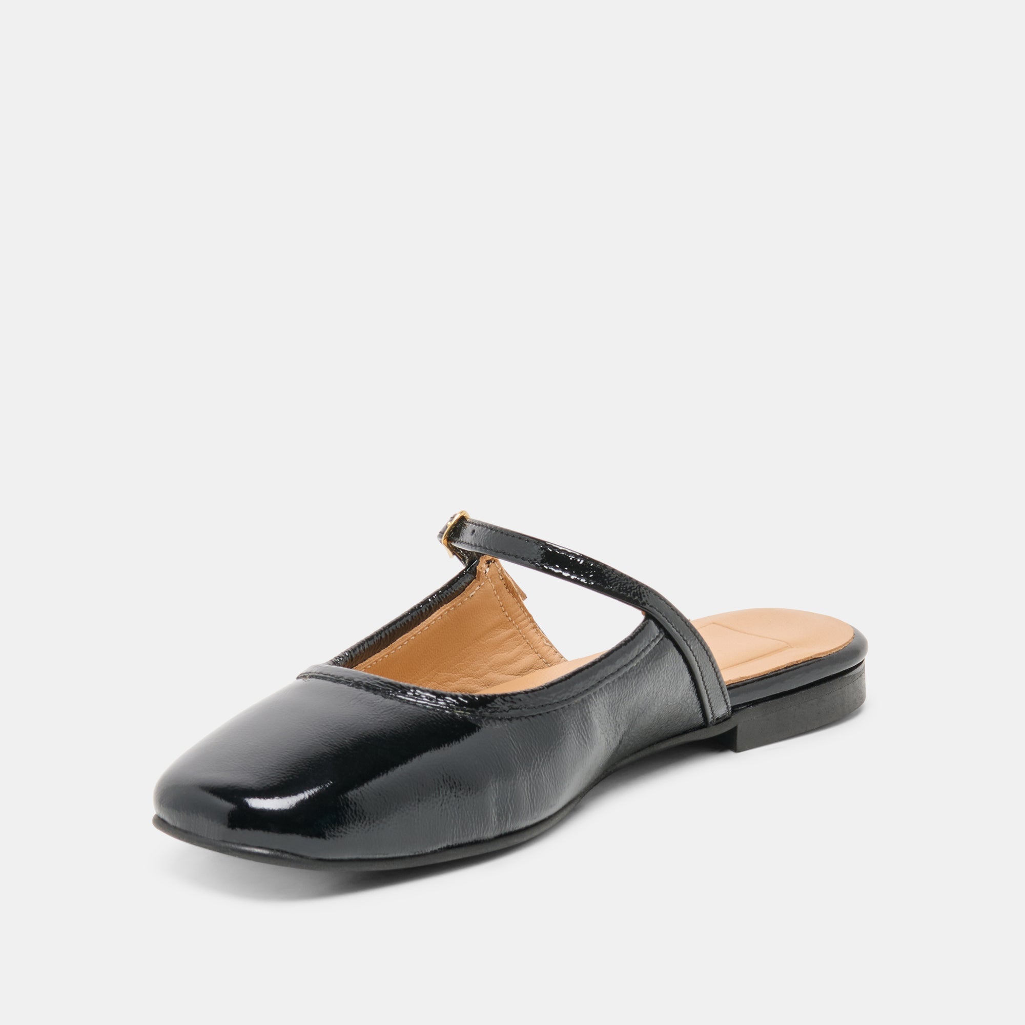 ELIO FLATS BLACK LEATHER - view 4
