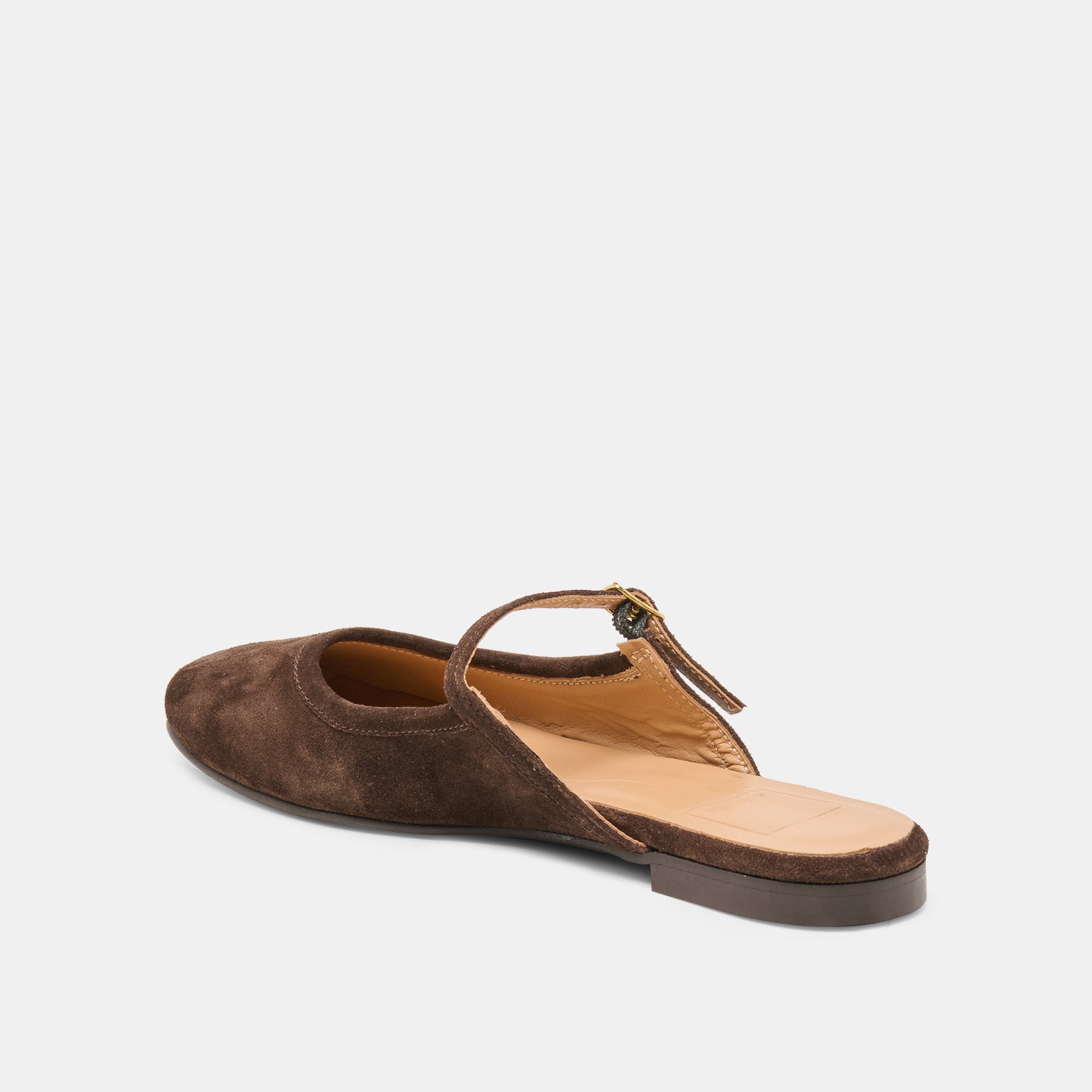 ELIO FLATS DK BROWN SUEDE - view 5