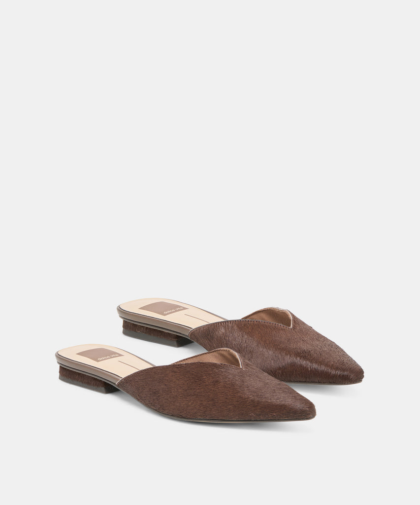 ELM FLATS CHESTNUT CALF HAIR