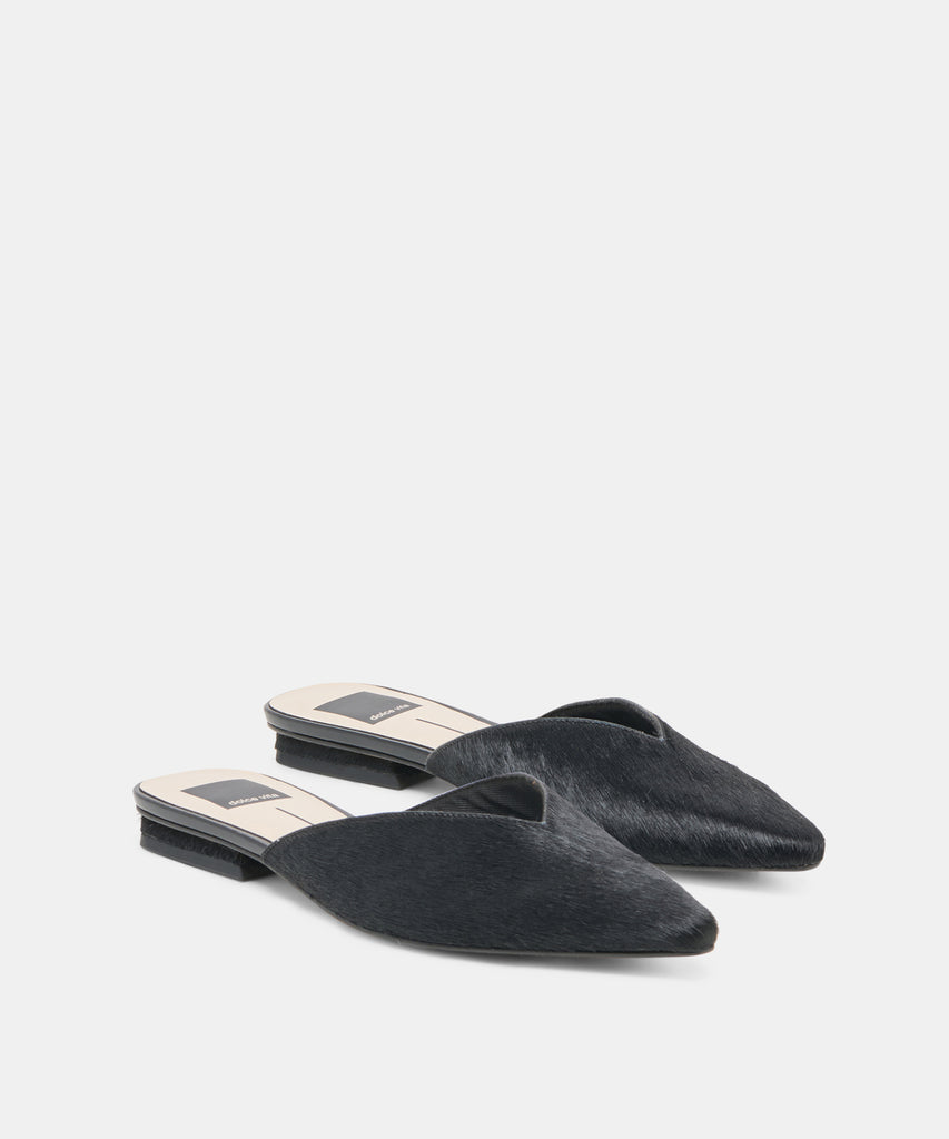 ELM FLATS NERO CALF HAIR