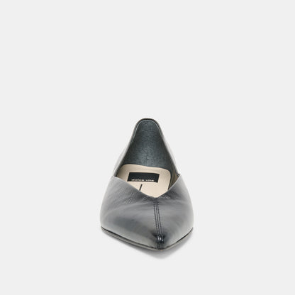 GEMA FLATS BLACK LEATHER