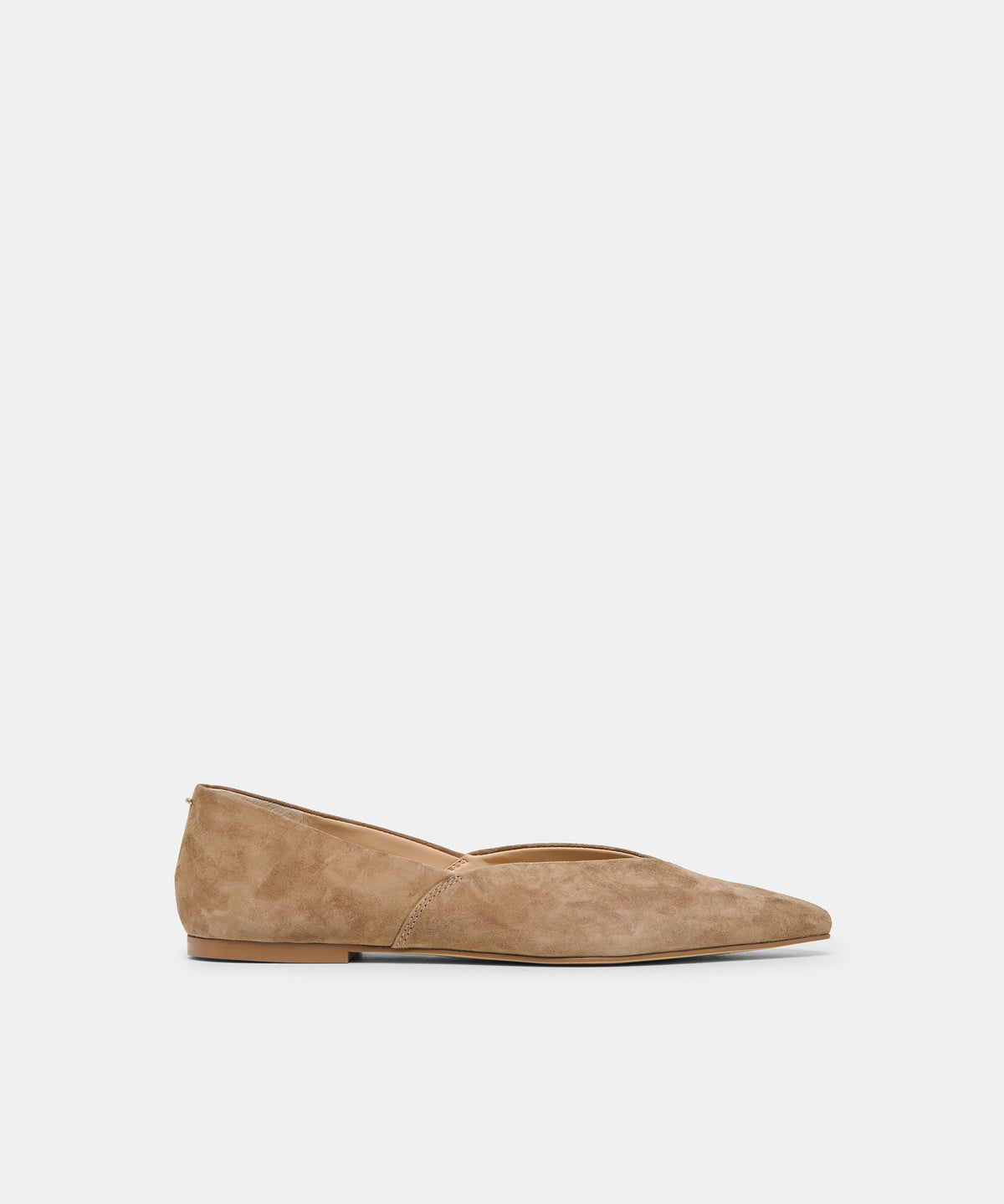 Gema Taupe Suede Flats | Dolce Vita