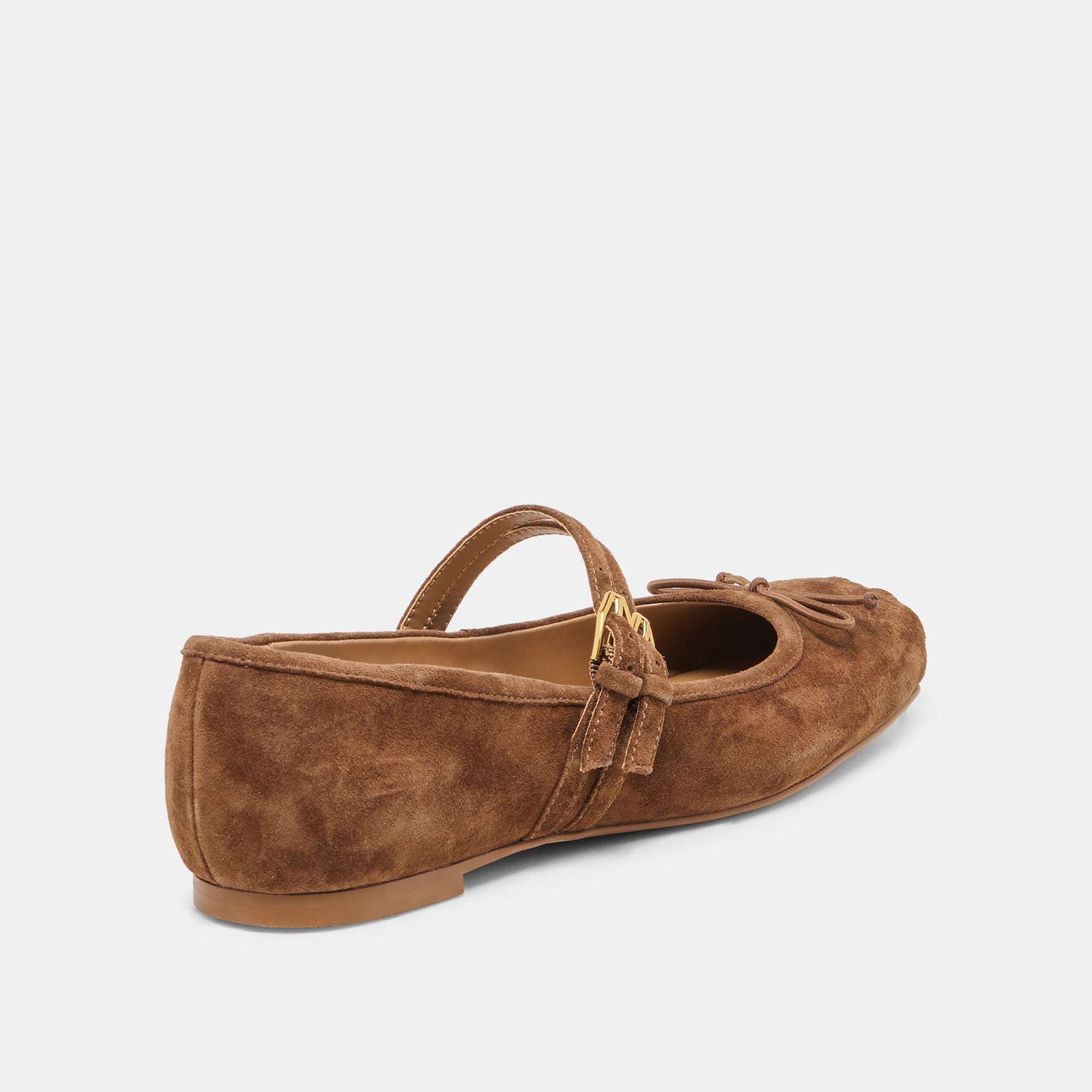 GIBSEN BALLET FLATS COCOA SUEDE - view 3