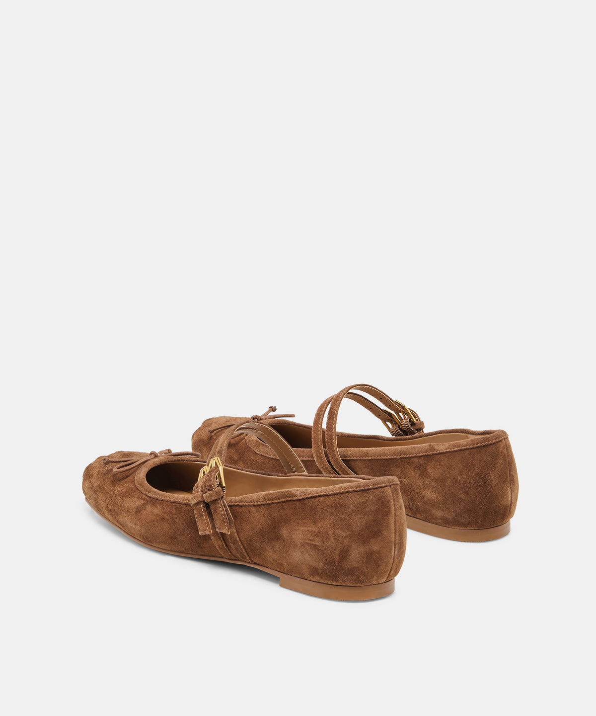 GIBSEN BALLET FLATS COCOA SUEDE - view 5