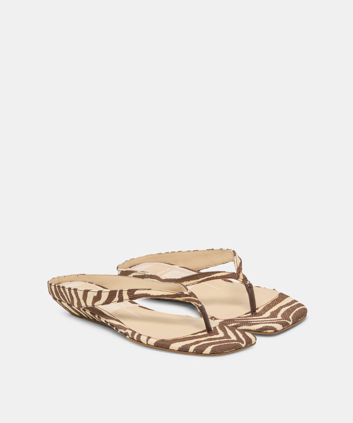 GIZEL SANDALS BEIGE ZEBRA RAFFIA - view 2