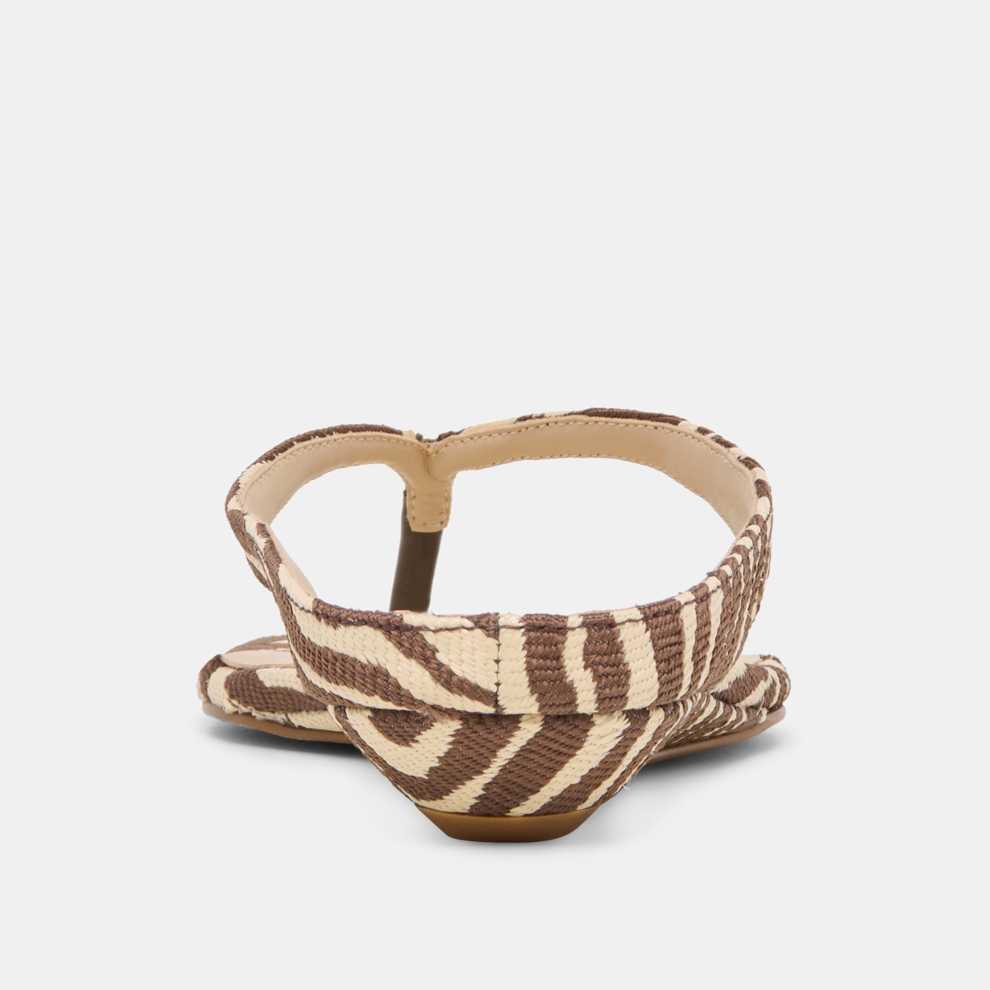 GIZEL SANDALS BEIGE ZEBRA RAFFIA - view 8