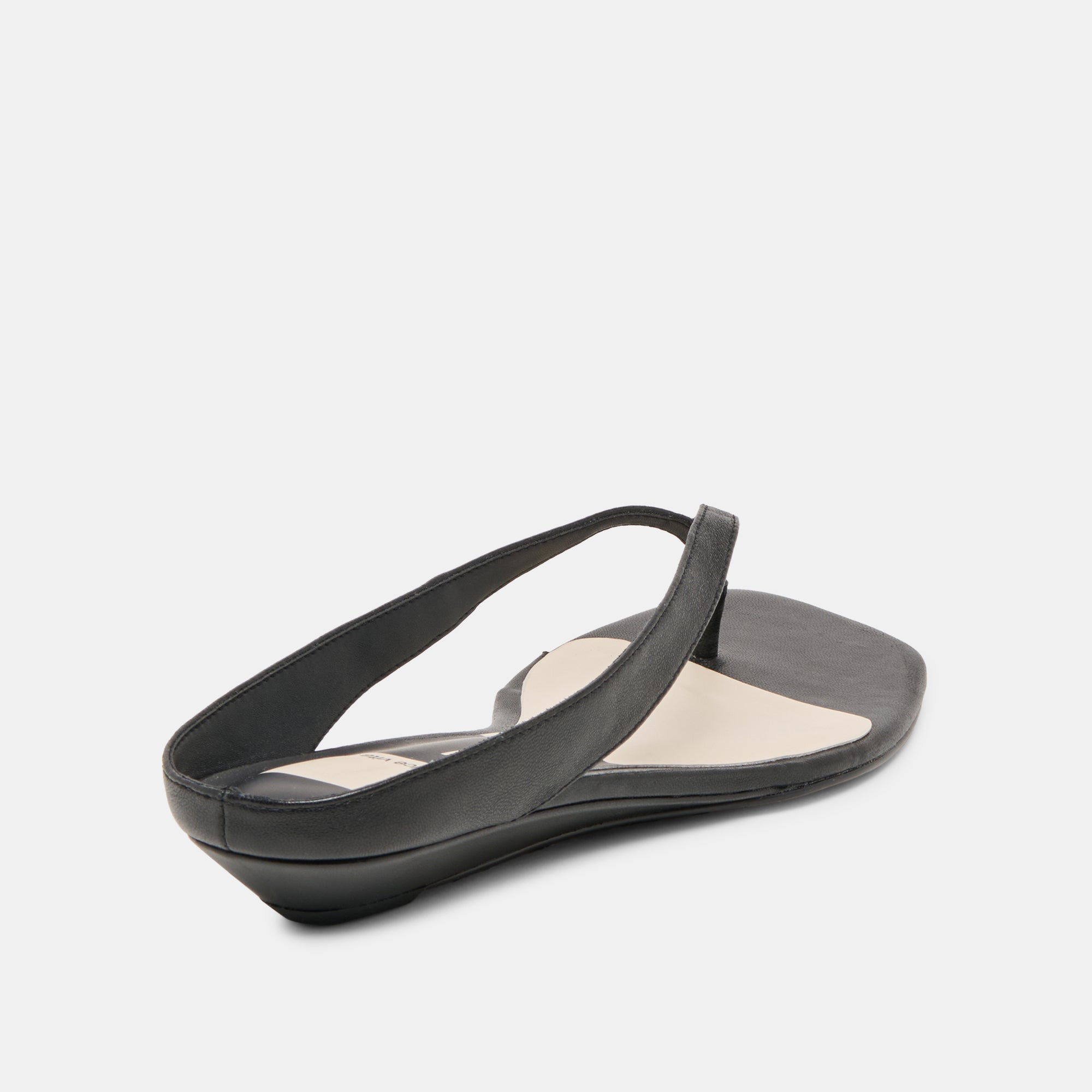 GIZEL SANDALS BLACK LEATHER - view 3