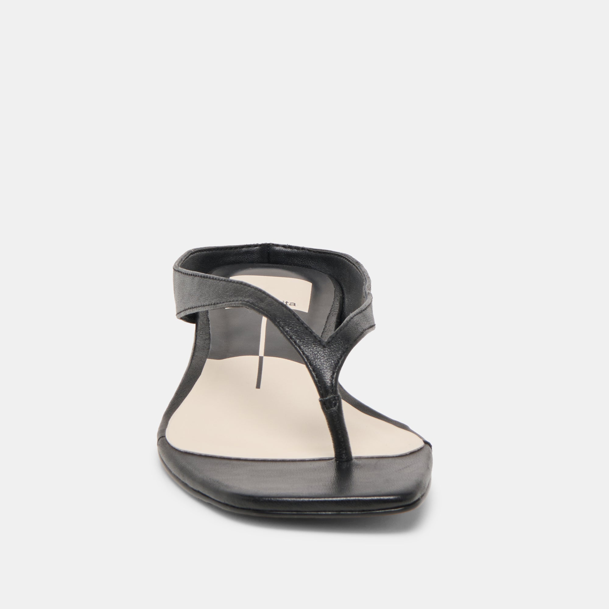 GIZEL SANDALS BLACK LEATHER - view 6