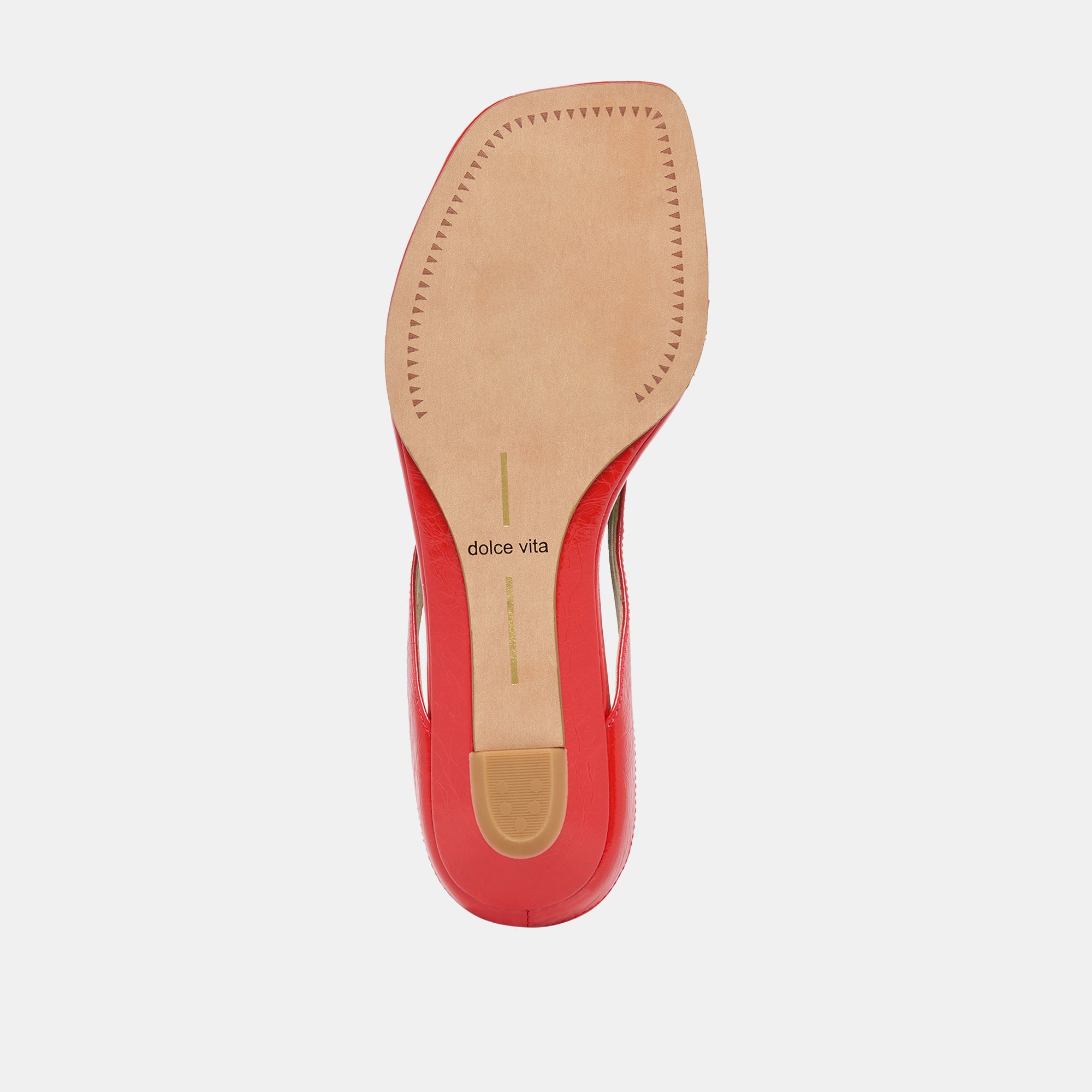GIZEL SANDALS RED CRINKLE PATENT - view 9