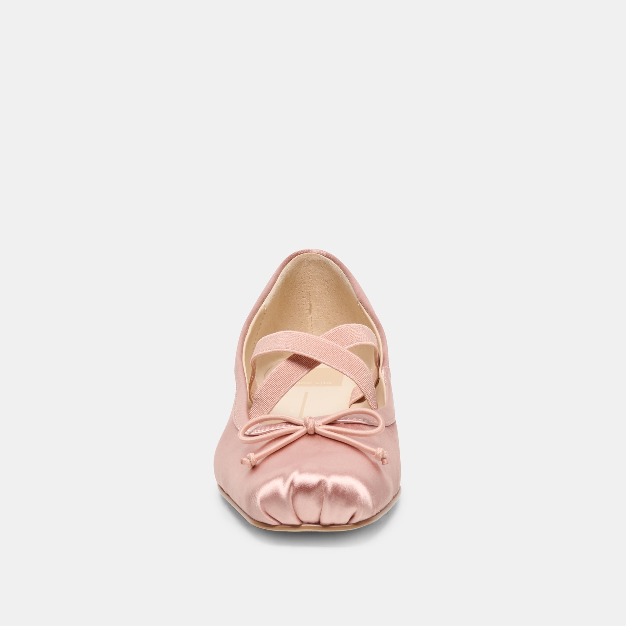 GWINN BALLET FLATS BLUSH SATIN - view 6