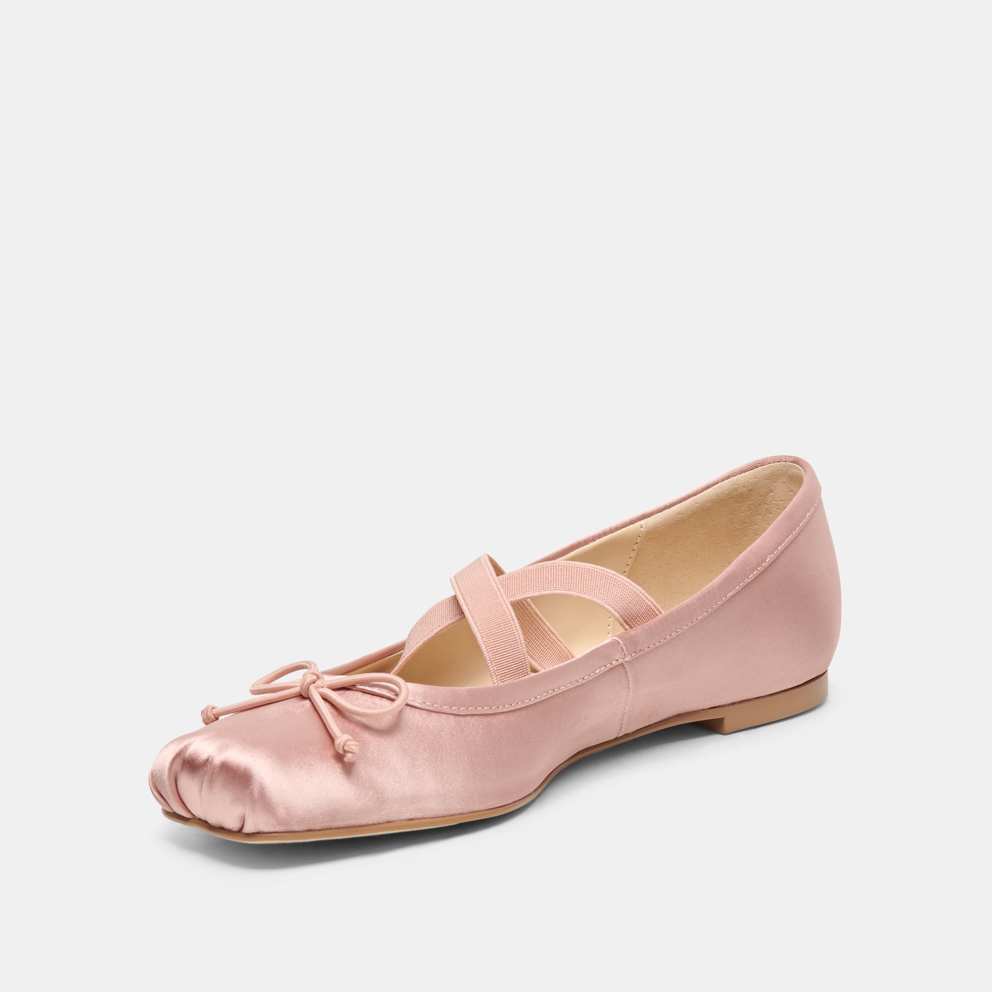 GWINN BALLET FLATS BLUSH SATIN - view 4