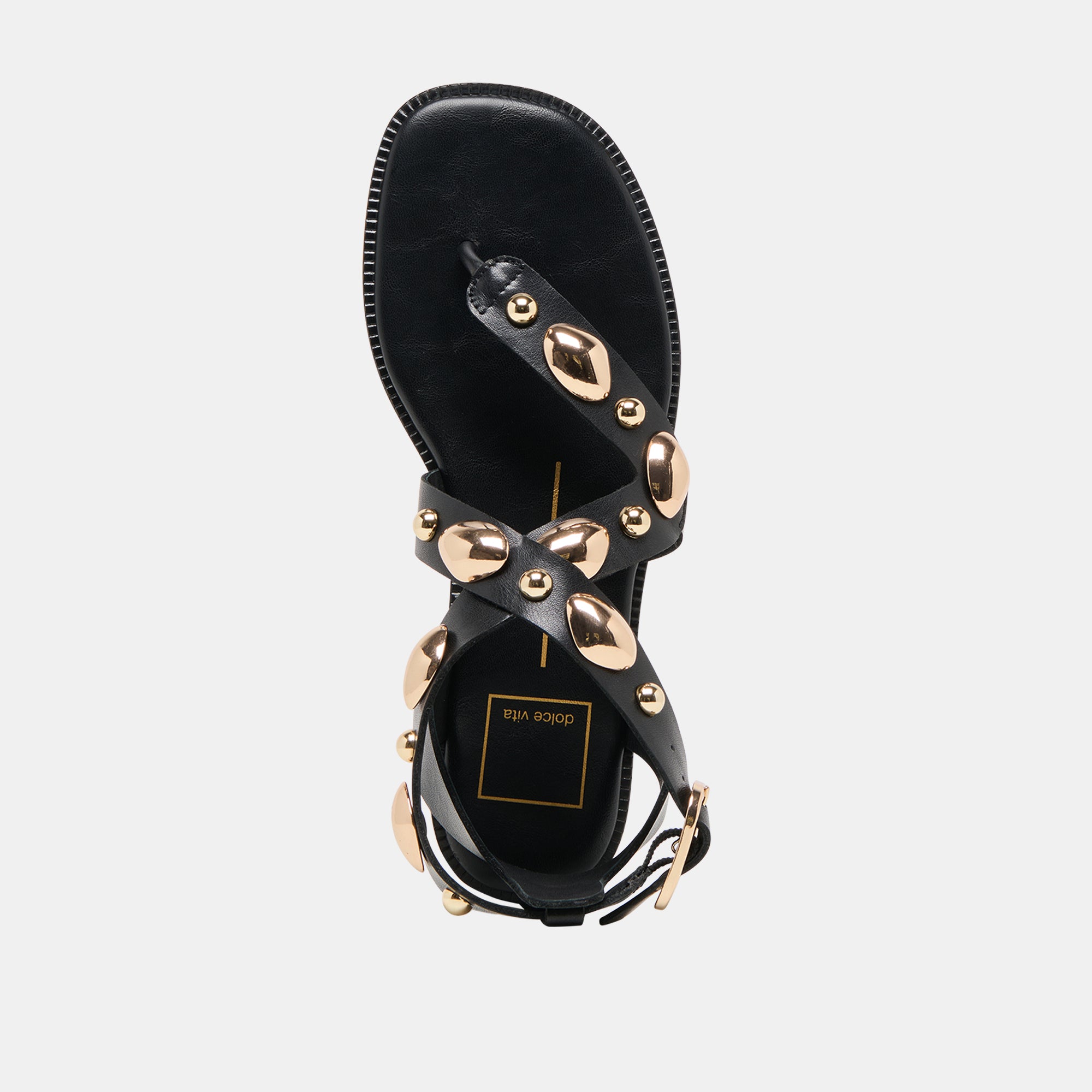 JAYDE SANDALS BLACK LEATHER - view 10