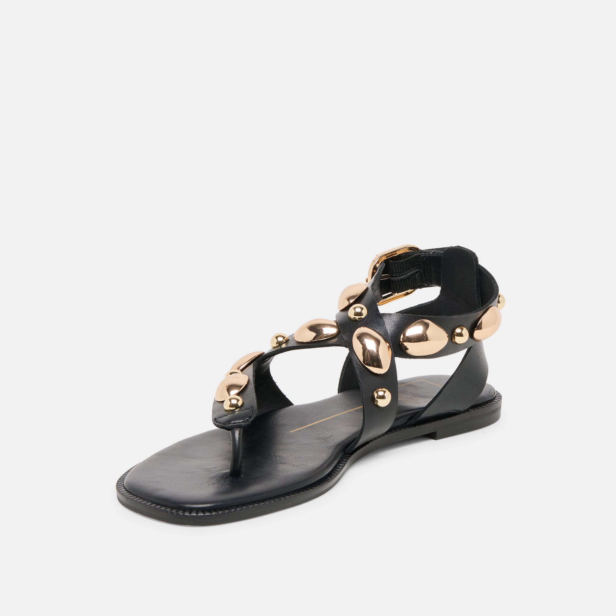 JAYDE SANDALS BLACK LEATHER - view 6