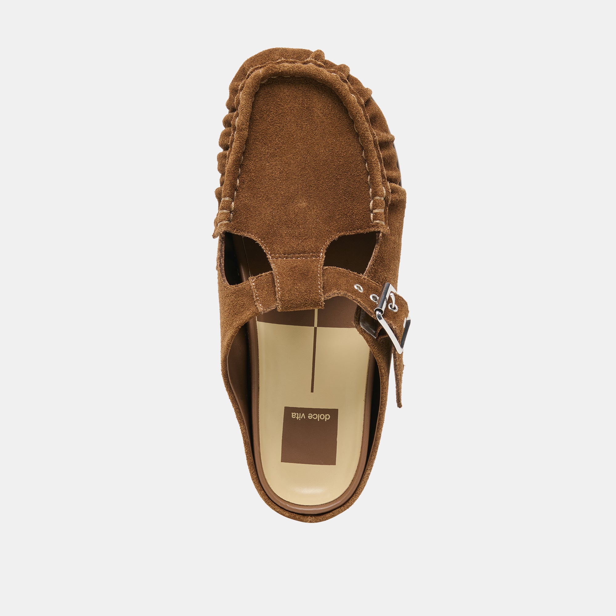 JEANNE FLATS CHESTNUT SUEDE - view 8