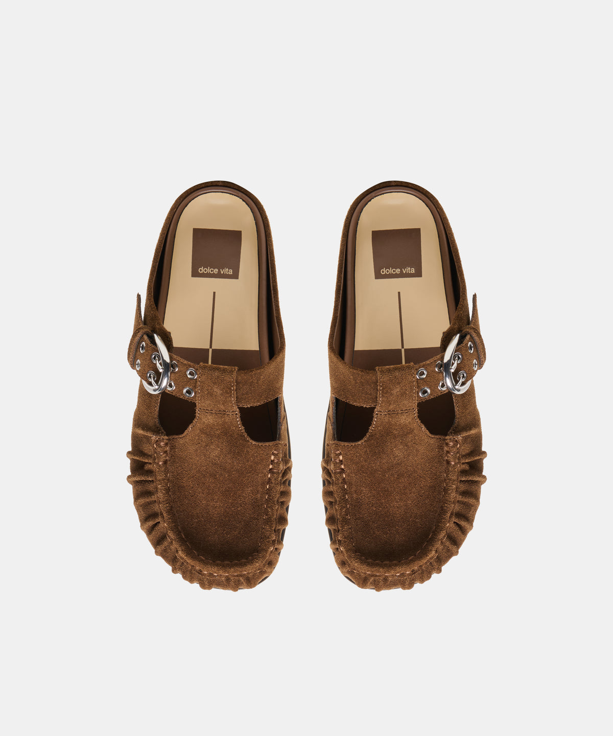 JEANNE FLATS CHESTNUT SUEDE - view 3