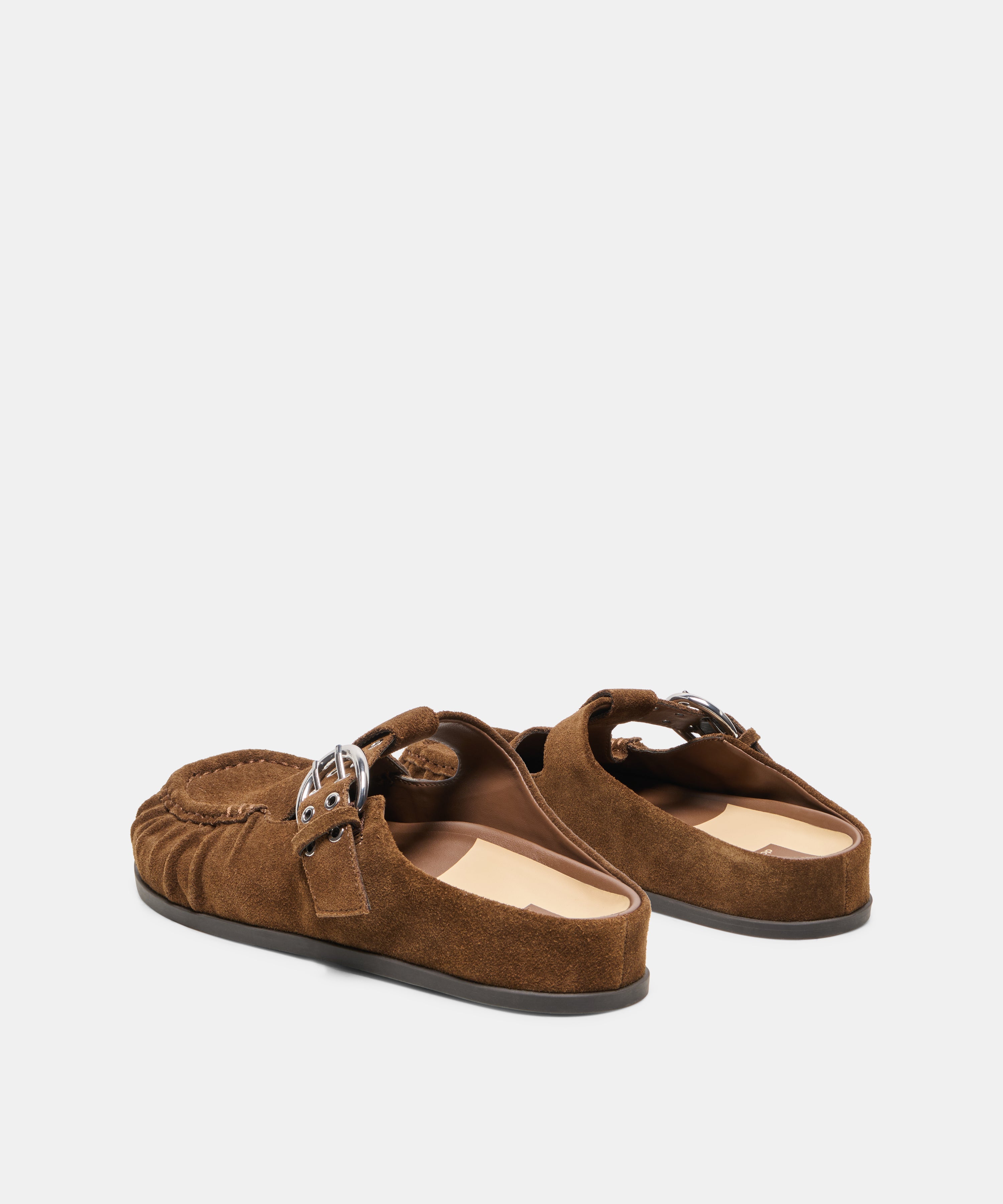 JEANNE FLATS CHESTNUT SUEDE - view 4