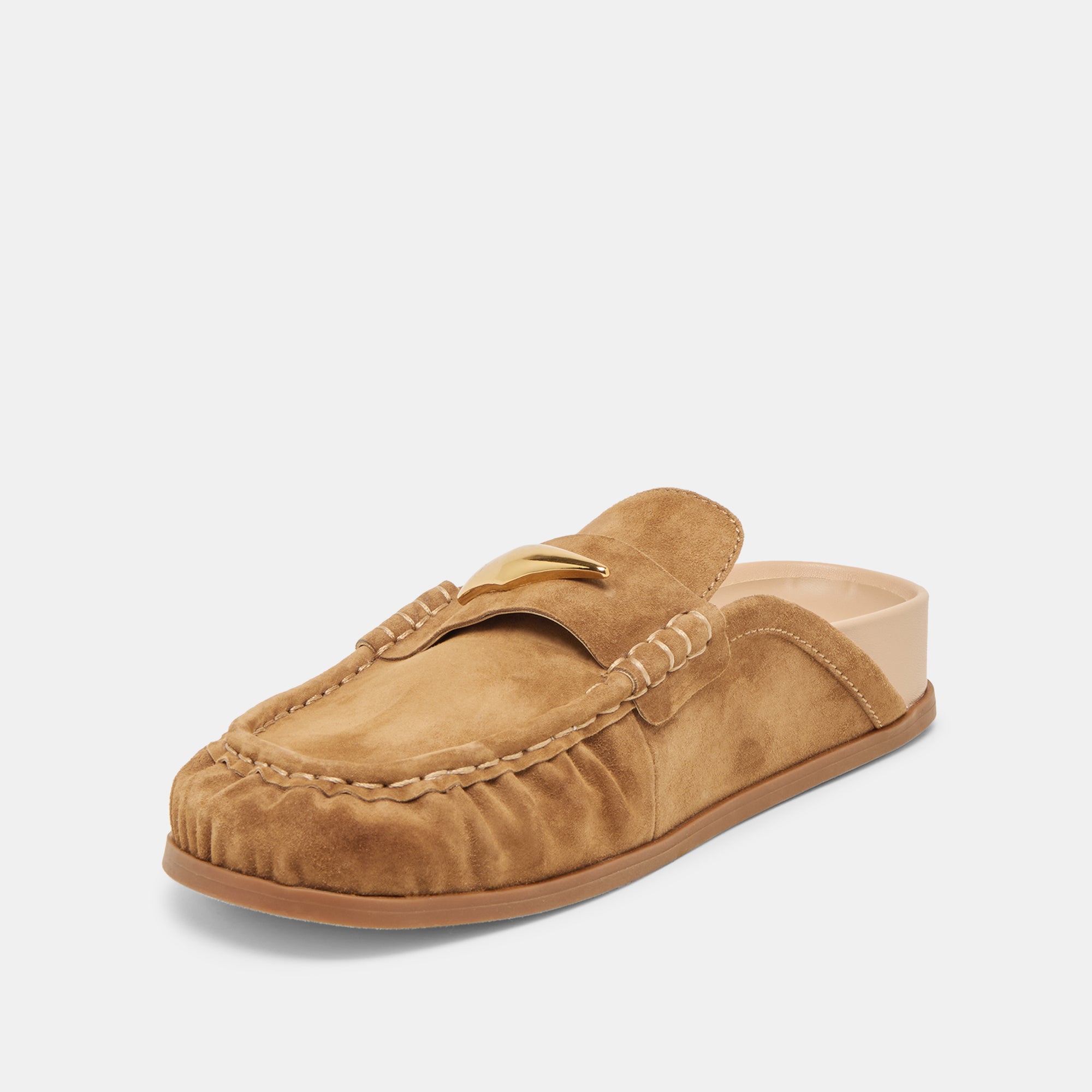 JODERO FLATS LT BROWN SUEDE