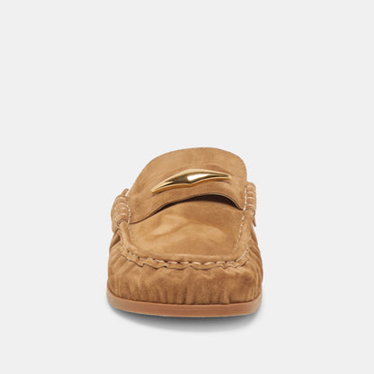 JODERO FLATS LT BROWN SUEDE