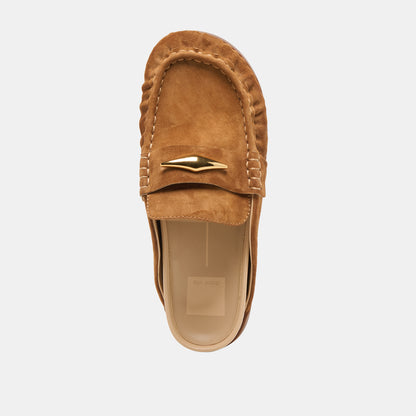 JODERO FLATS LT BROWN SUEDE