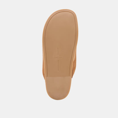 JONEY FLATS BROWN SUEDE