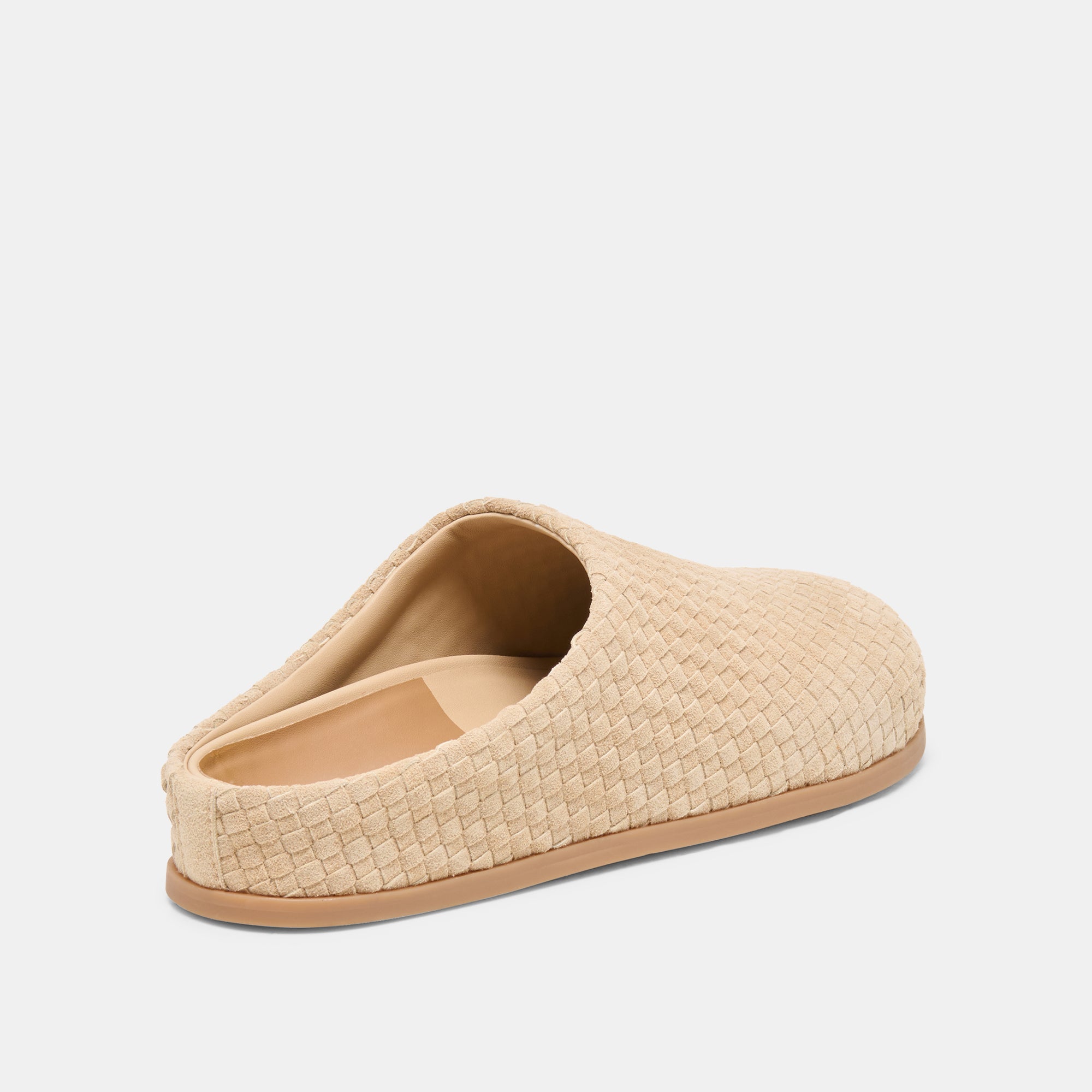 JUDITH WOVEN FLATS CAMEL WOVEN SUEDE - view 3