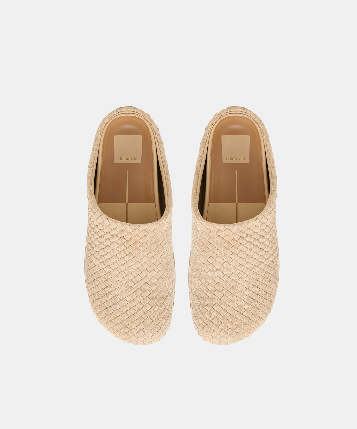 JUDITH WOVEN FLATS CAMEL WOVEN SUEDE - view 3