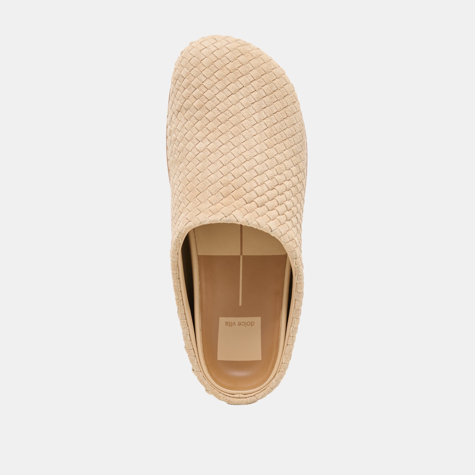 JUDITH WOVEN FLATS CAMEL WOVEN SUEDE - view 8