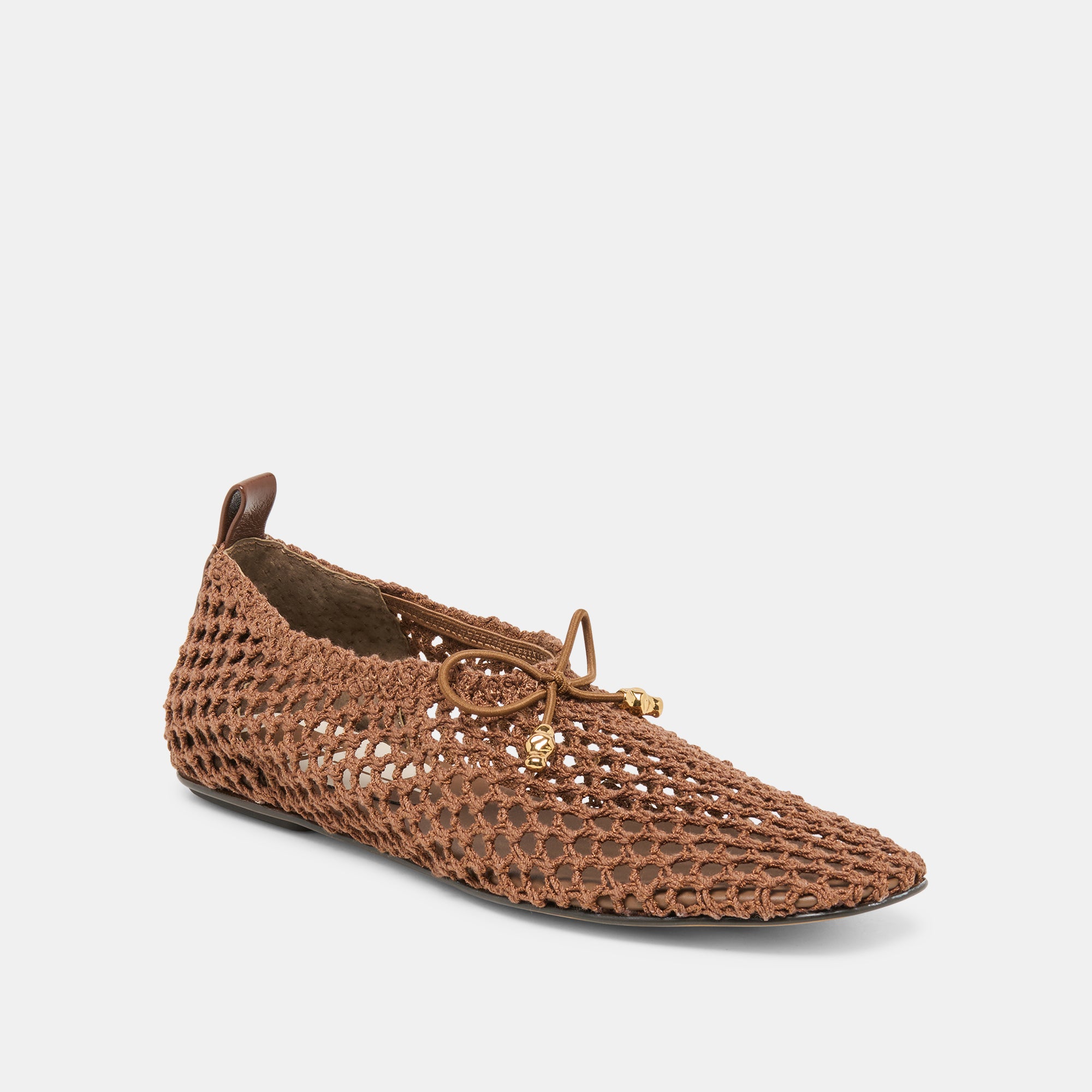 KAYLYN FLATS DK BROWN CROCHET - view 2