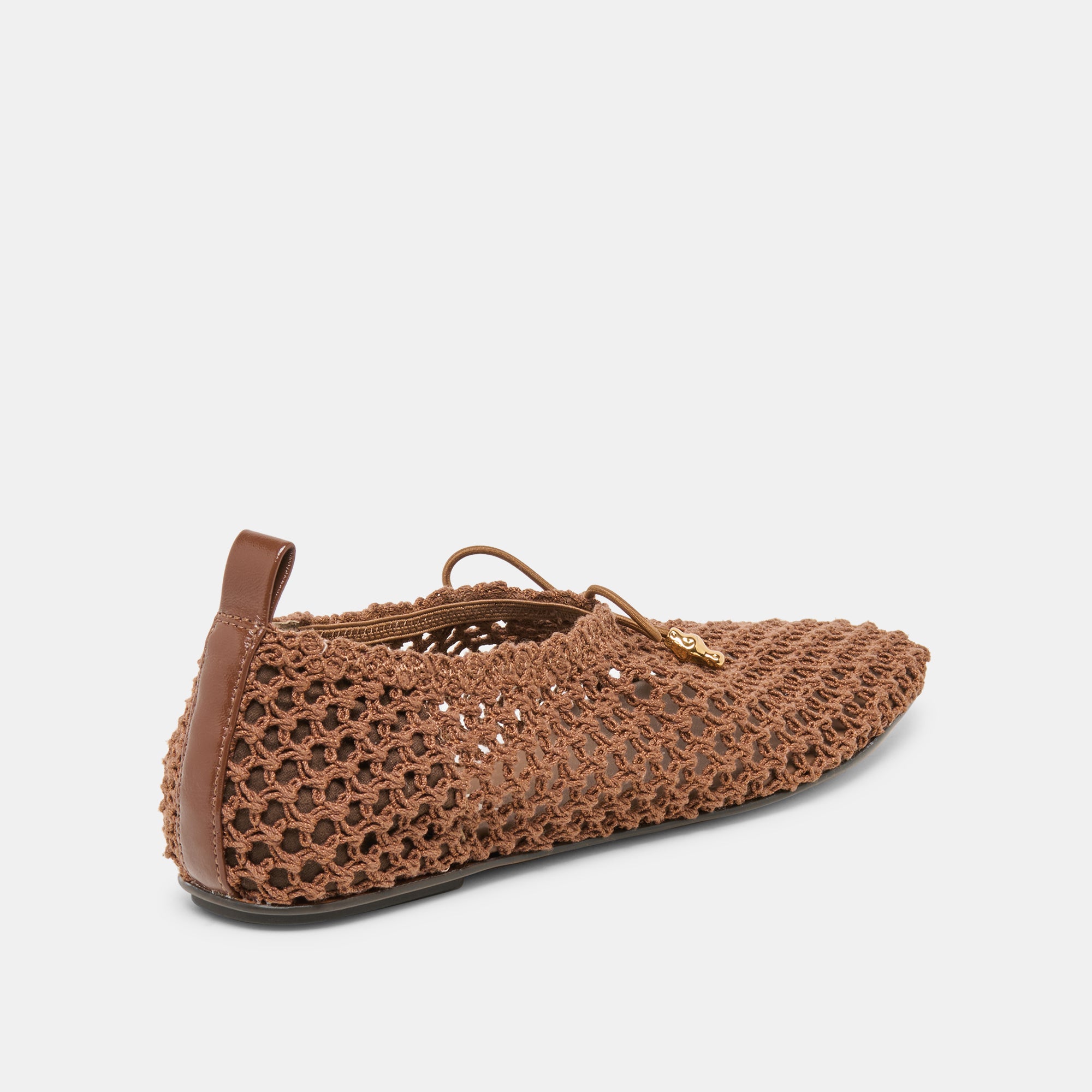 KAYLYN FLATS DK BROWN CROCHET - view 3
