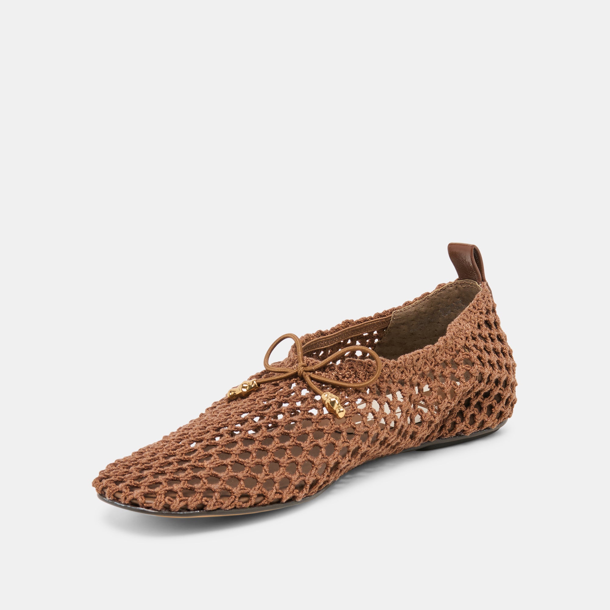 KAYLYN FLATS DK BROWN CROCHET - view 4