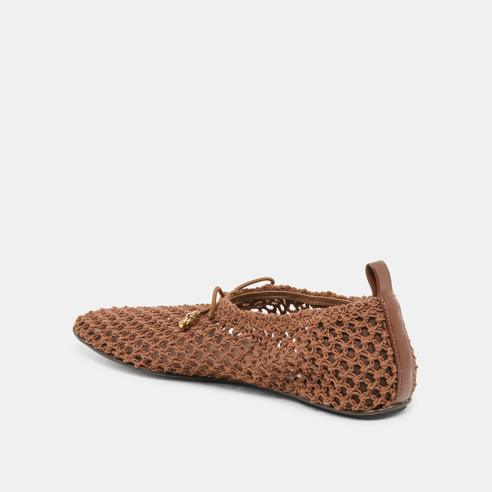 KAYLYN FLATS DK BROWN CROCHET - view 5