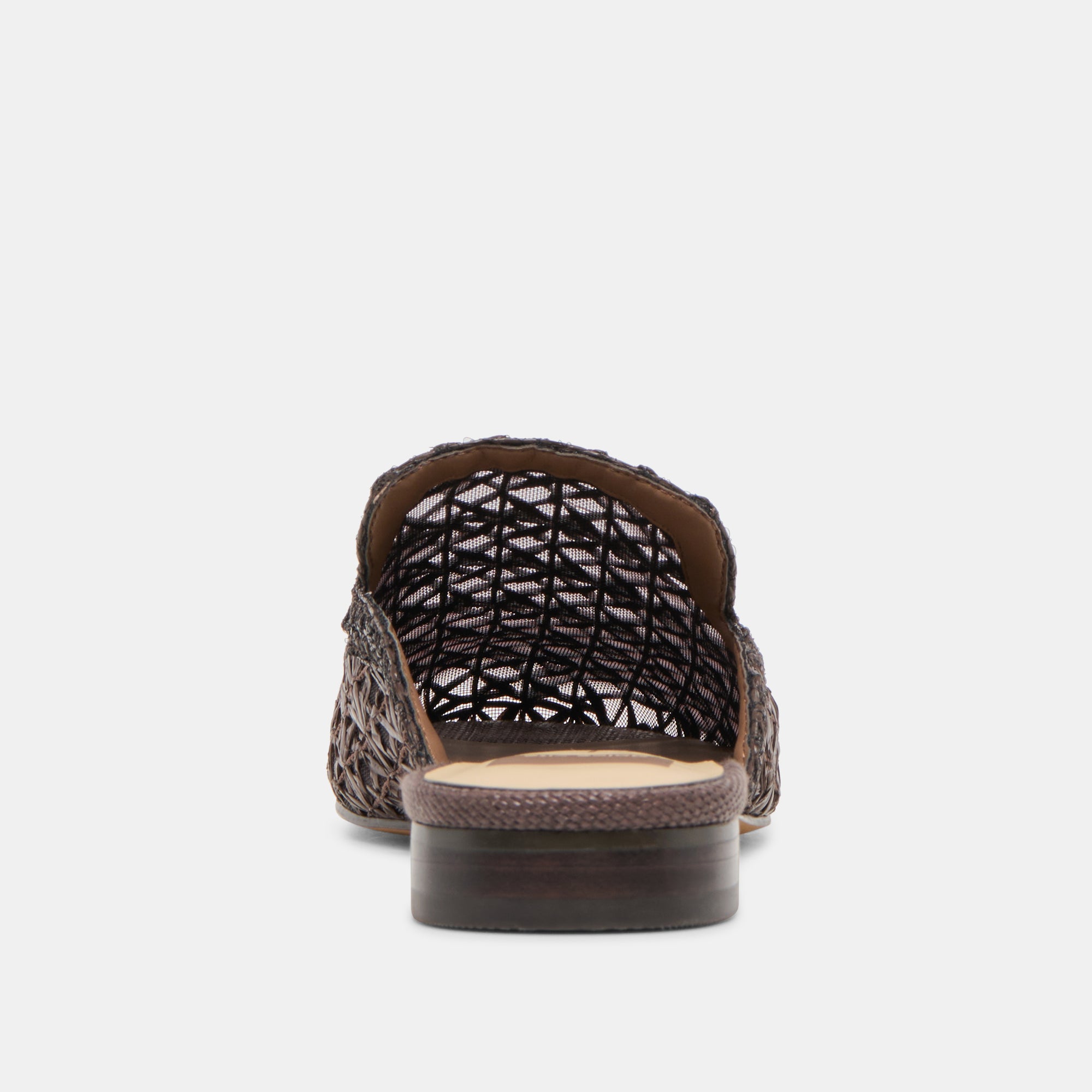 KIRT FLATS CHOCOLATE CROSS HATCH RAFFIA - view 7